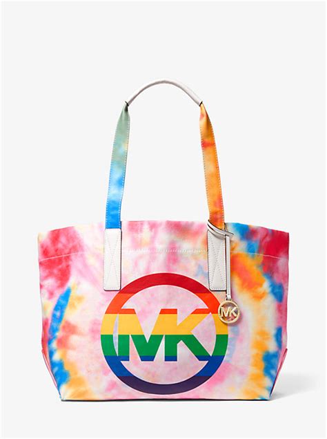 rainbow michael kors bag|michael kors rainbow tote bag.